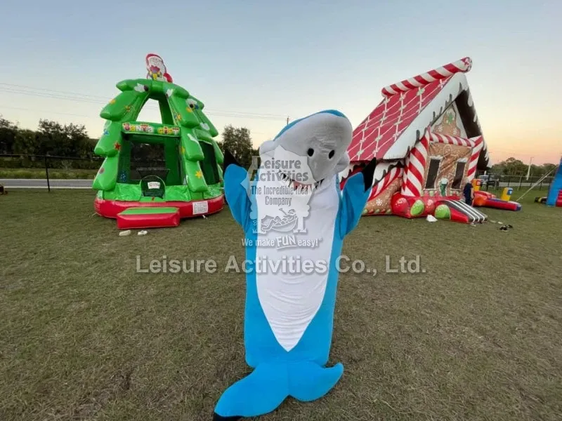 Mini Inflatable Bouncy Castle Christmas Tree