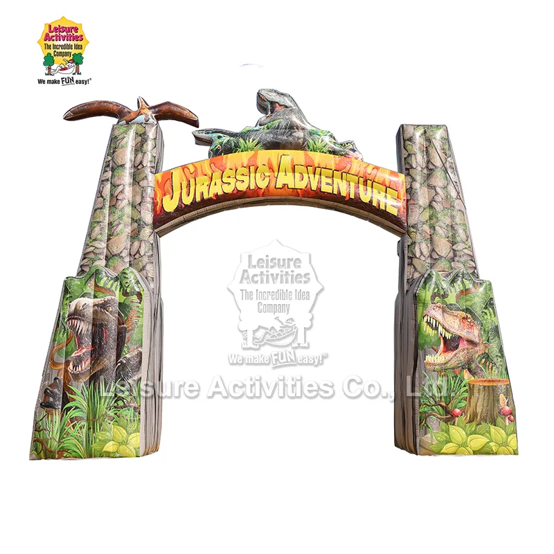Uppblåsbar Jurassic Adventure Arch Uppblåsbar Jurassic Adventure Arch